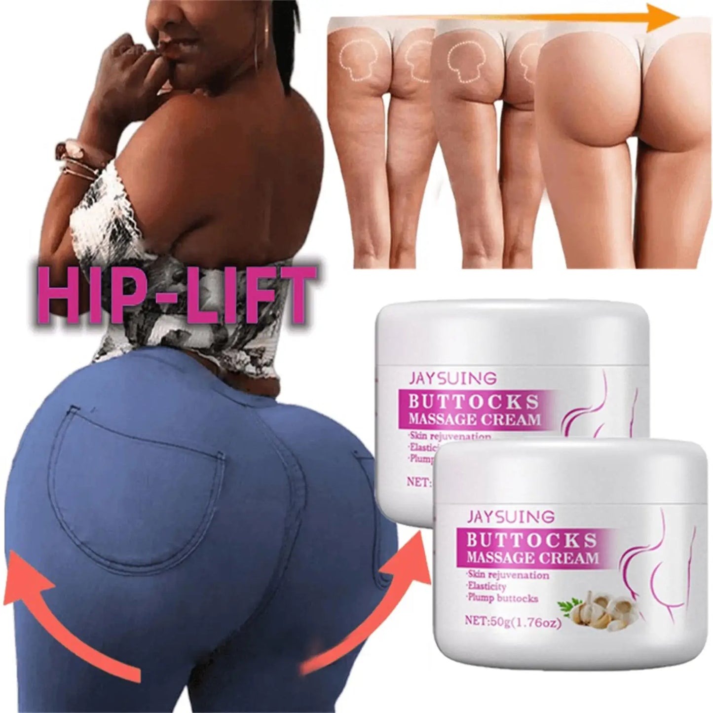 Butt Lift Firming Cream for Women - Hip Growth and Body Shaping