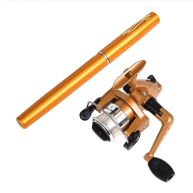 Ultralight Telescopic Mini Portable Fishing Rod with Carbon Reel