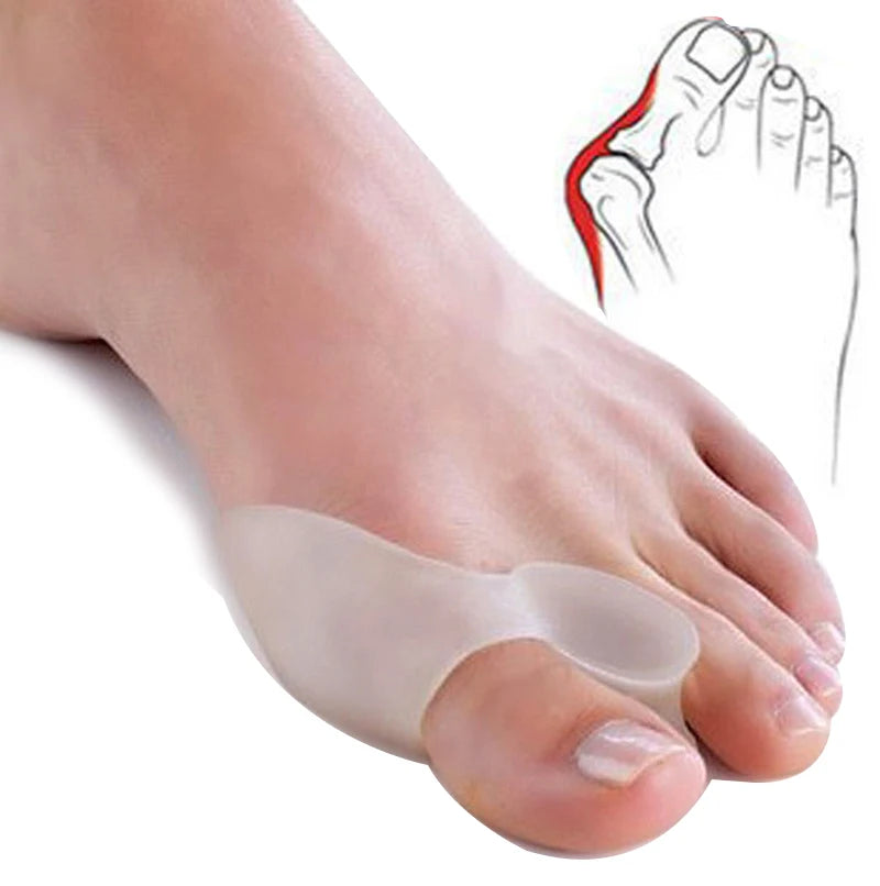 1Pair Beetle-crusher Separator Bone Thumb Bunion Corrector Hallux Valgus Pedicure Foot Tools Toes Separator Plantar Fasciitis