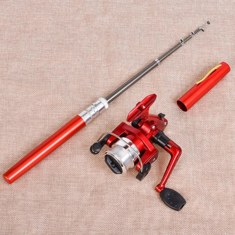 Ultralight Telescopic Mini Portable Fishing Rod with Carbon Reel