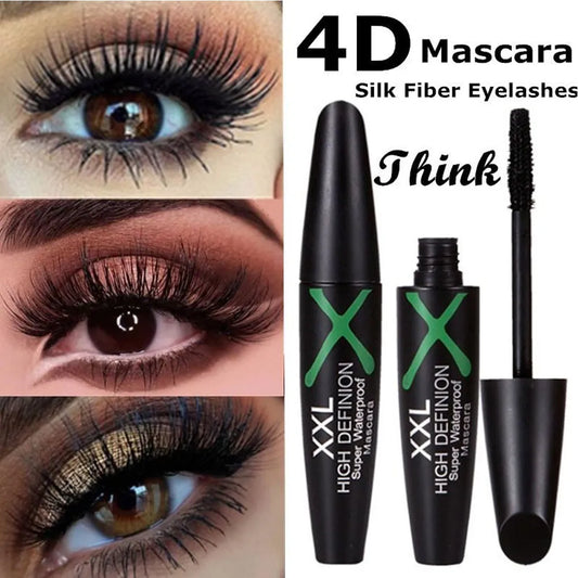 3D Waterproof Black Mascara for Lengthening and Thickening Eyelashes