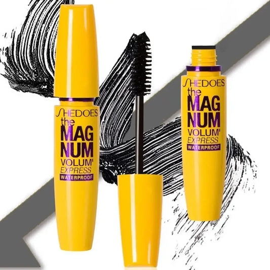 Long-Lasting Waterproof Black Eyelash Mascara