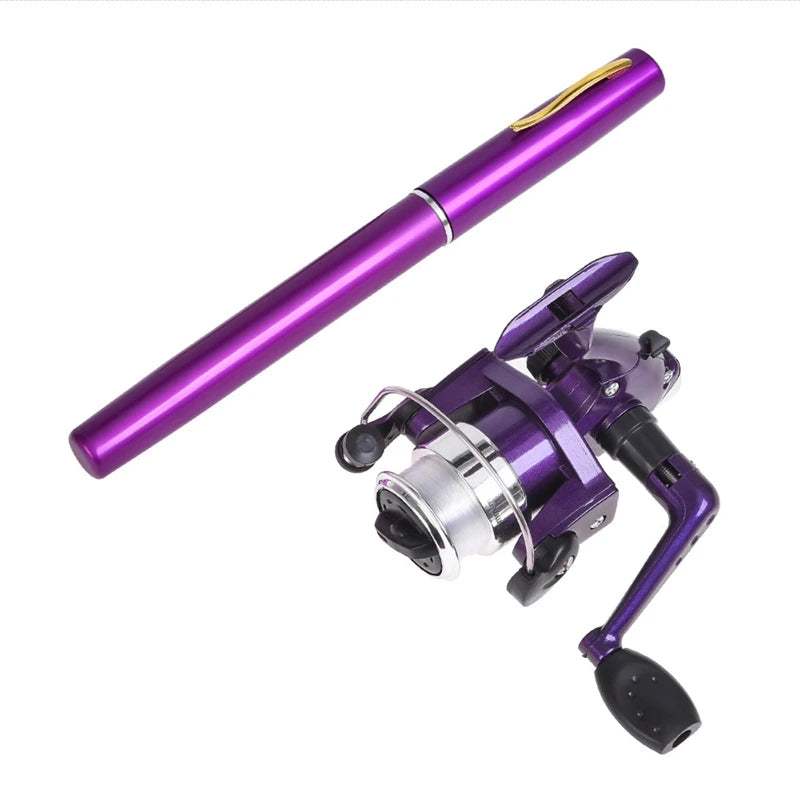 Ultralight Telescopic Mini Portable Fishing Rod with Carbon Reel