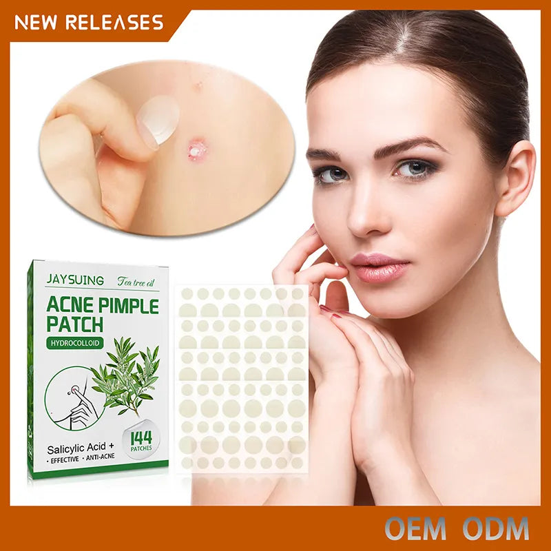 Quick Effect Acne Pimple Patch - Invisible Stickers for Face - 144 Patches - Beauty Skin Care Treatment