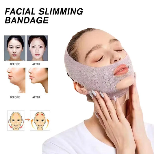 V-Line Chin and Cheek Slimming Mask with Anti-Wrinkle Strap